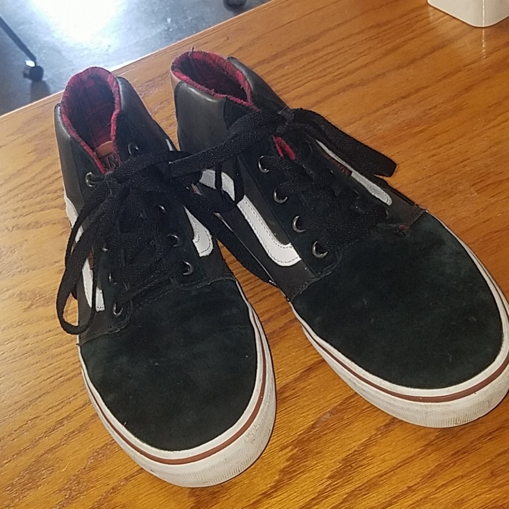 Black Suede Van's